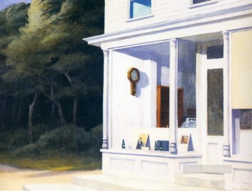  Hopper Pintura al %C3%B3leo - Siete de la mañana, Edward Hopper.